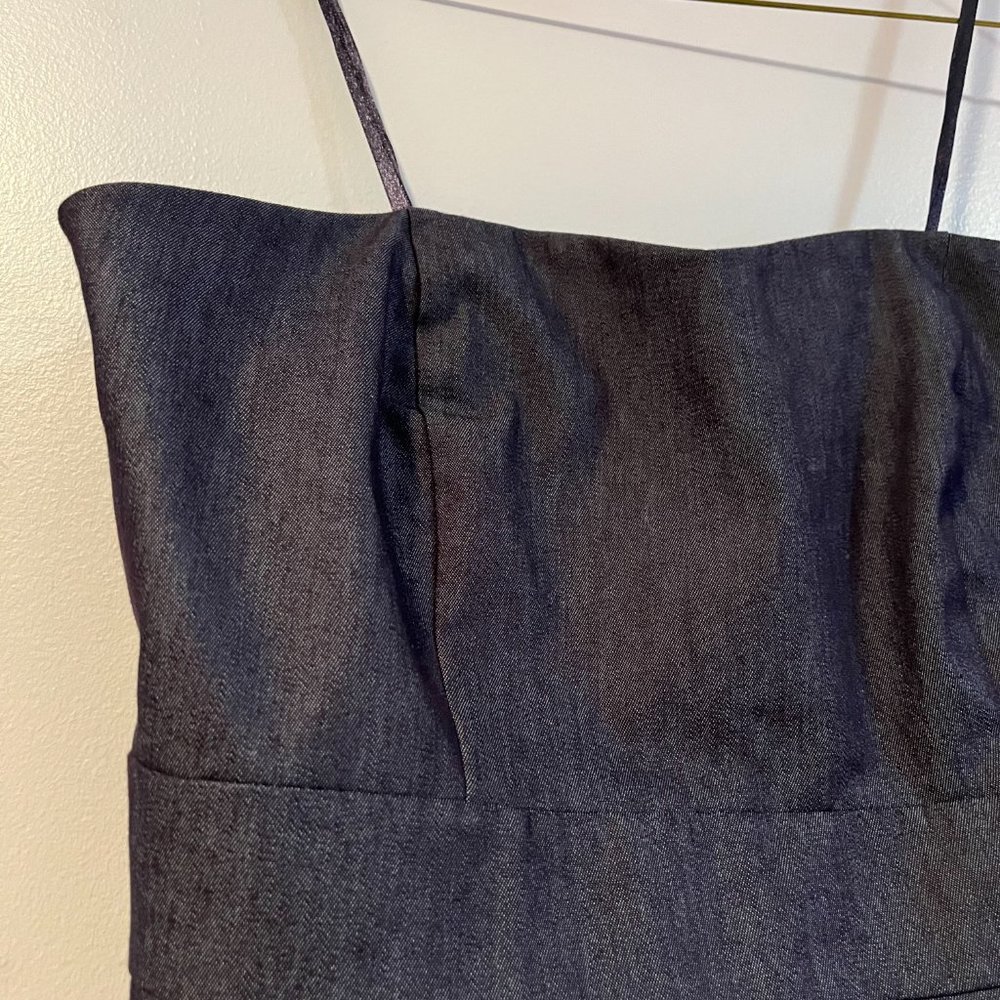Strapless Denim Dress
